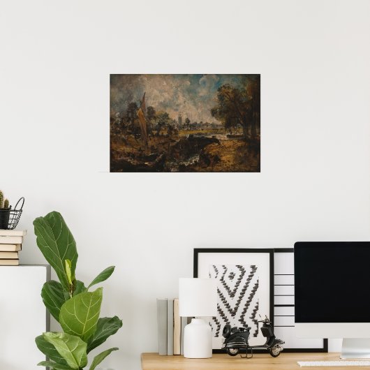 Constable - Dedham Lock Poster (Heimbüro)