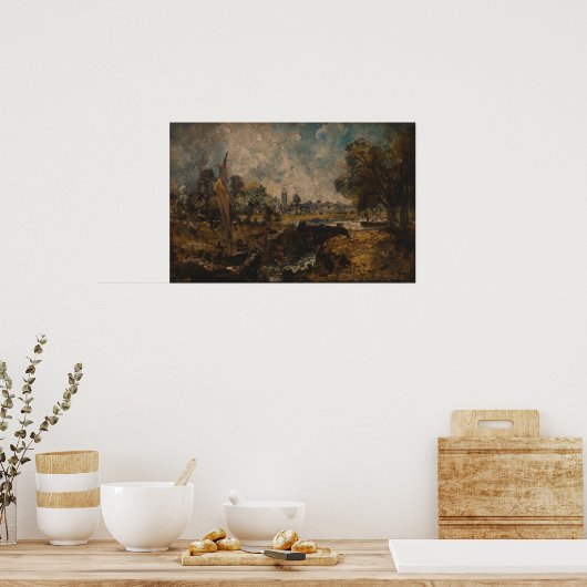 Constable - Dedham Lock Poster (Küche)