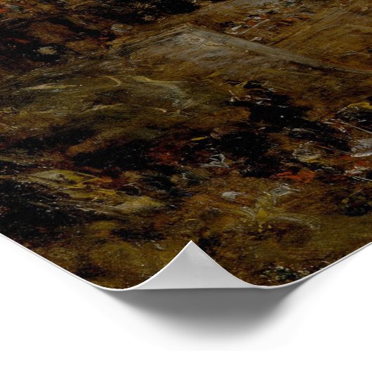 Constable - Die Öffnung der Wasserloo-Brücke Poster (Ecke)