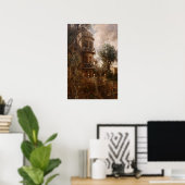 Constable - Die Öffnung der Wasserloo-Brücke Poster (Heimbüro)