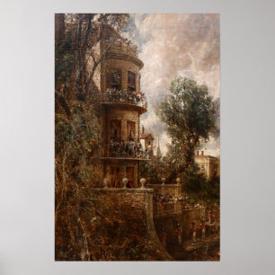 Constable - Die Öffnung der Wasserloo-Brücke Poster