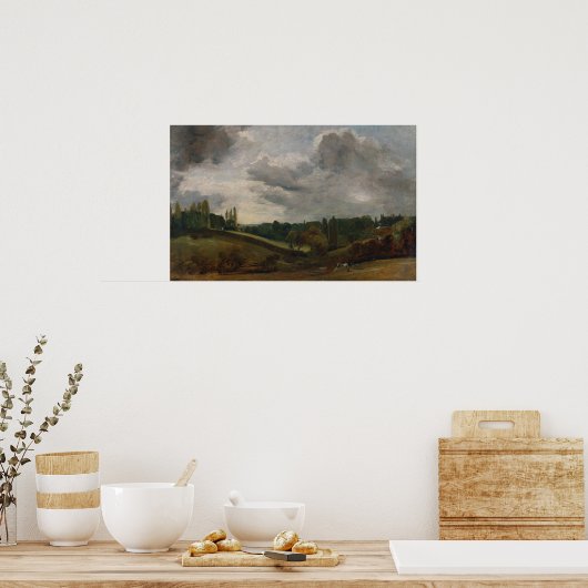 Constable - East Bergholt Poster (Küche)