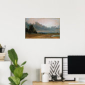 Constable - Ein Blick auf die Hampstead Heath mit  Poster (Heimbüro)