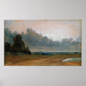 Constable - Ein Blick auf die Hampstead Heath mit  Poster (Vorne)