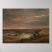 Constable - Ein Blick auf Hampstead Heath Poster (Vorne)