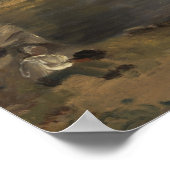 Constable - Flatford Lock Poster (Ecke)