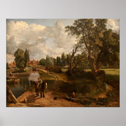 Constable - Flatford Mill 1816 Poster (Vorne)