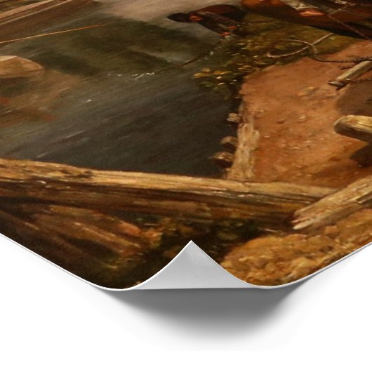 Constable - Flatford Mill 1816 Poster (Ecke)