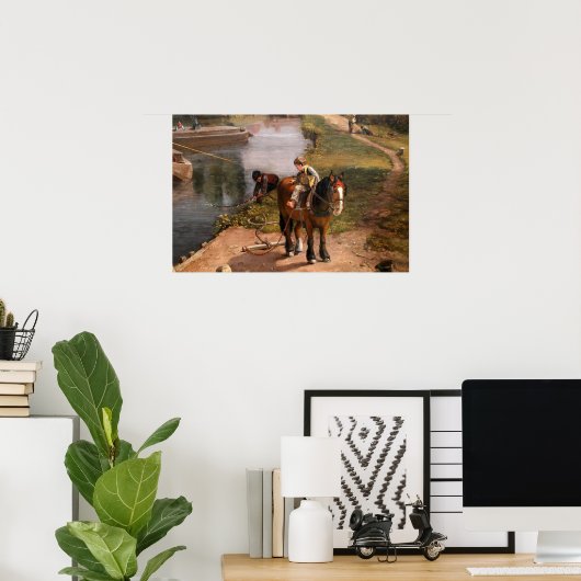 Constable - Flatford Mill 1816 Poster (Heimbüro)