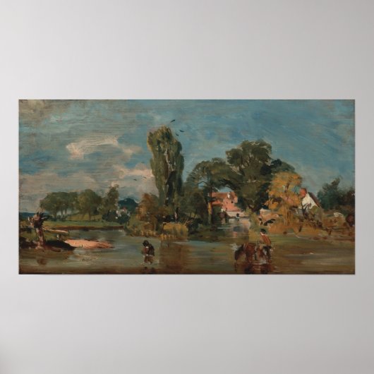 Constable - Flatford Mill Poster (Vorne)