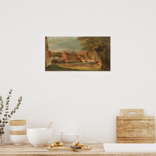 Constable - Flatford Mill Poster (Küche)