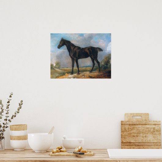 Constable - Golding's Black Riding-Horse Poster (Küche)