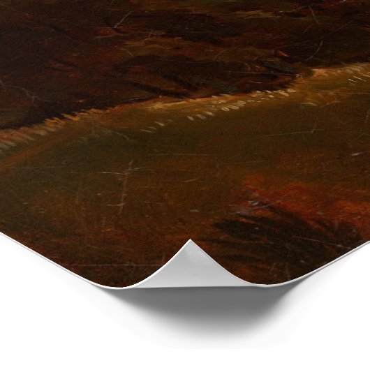 Constable - Hampstead Stormy Sky Poster (Ecke)