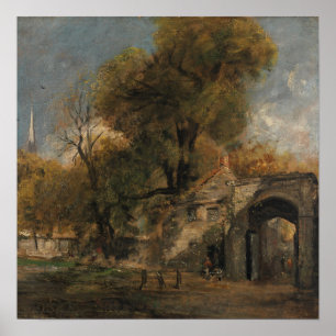 Constable - Harnham Gate, Salisbury Poster