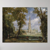 Constable - Kathedrale Salisbury Poster (Vorne)