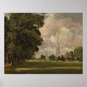 Constable - Kathedrale von Salisbury von Lower Mar Poster