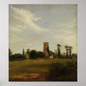 Constable - Kirche Tottenham 1830 Poster (Vorne)