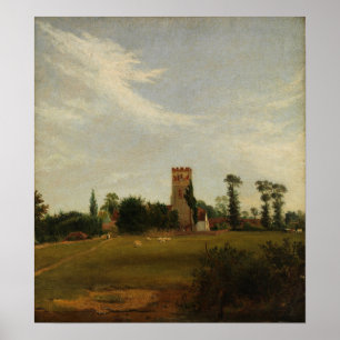 Constable - Kirche Tottenham 1830 Poster