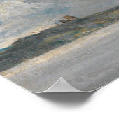 Constable - Küstenlandschaft mit Klippen Poster (Ecke)