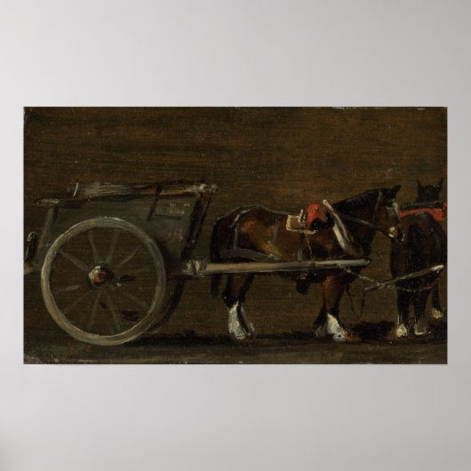 Constable - Pferd und Warenkorb Poster (Vorne)