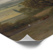 Constable - Pflügen in Suffolk Poster (Ecke)