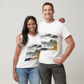 Constable’s Haywain Line Art Illustration T-Shirt (Unisex)
