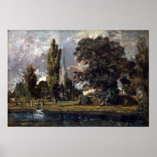 Constable - Salisbury Cathedral und Leadenhall Poster