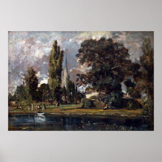 Constable - Salisbury Cathedral und Leadenhall Poster (Vorne)