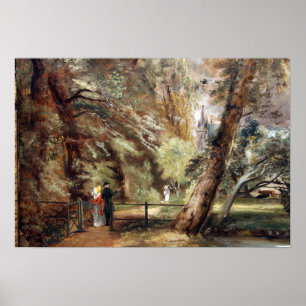 Constable - Salisbury Cathedral View Poster