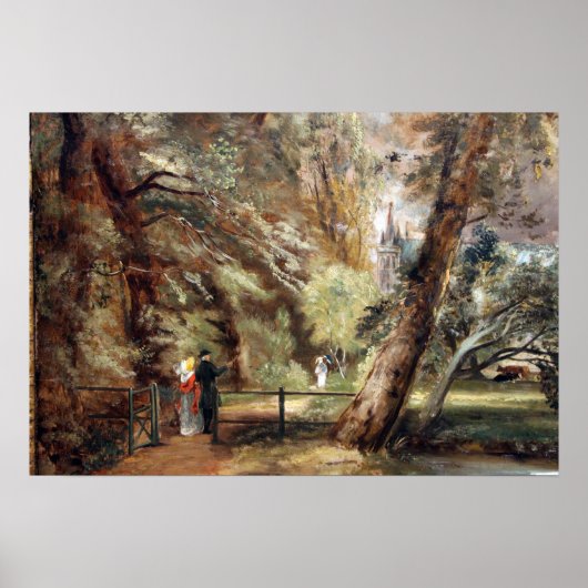 Constable - Salisbury Cathedral View Poster (Vorne)