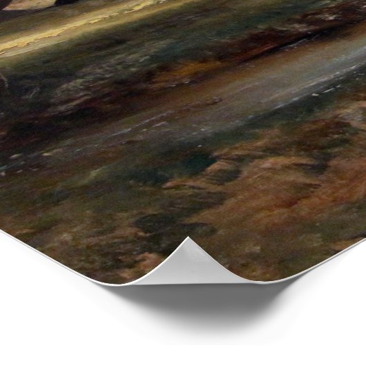 Constable - Salisbury Cathedral View Poster (Ecke)