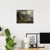 Constable - Salisbury Kathedrale von den Wiesen Poster (Heimbüro)