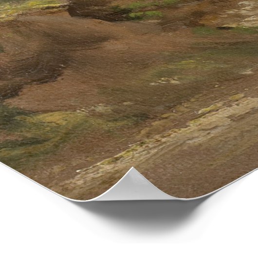 Constable - Sandbänke und ein Herz und Pferde auf Poster (Ecke)