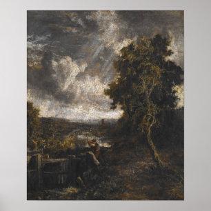 Constable - Schleuse East Bergholt auf Stour Poster