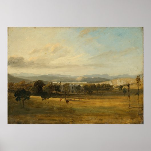 Constable - Sketch of Leighton Hall Lancashire Poster (Vorne)