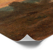 Constable - Sommer-Abend Landschaft Poster (Ecke)