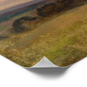 Constable - Sommer-Abend mit Sturmwolken Poster (Ecke)