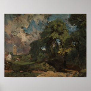 Constable - Stoke-by-Nayland Poster