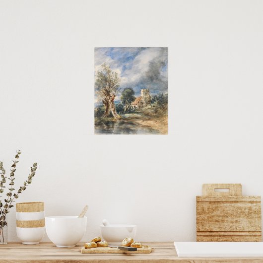 Constable - Stoke Poges Church Poster (Küche)