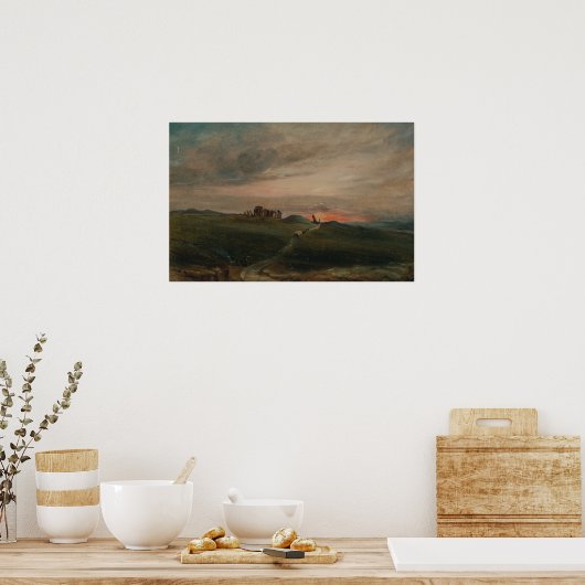 Constable - Stonehenge bei Sunset Poster (Küche)