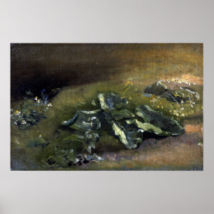 Constable - Studie einer Klette Poster