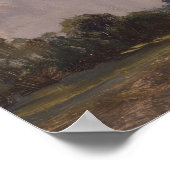 Constable - Studie über einen bewölkten Himmel Poster (Ecke)