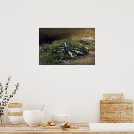 Constable - Studie über einen Burdock Poster (Küche)