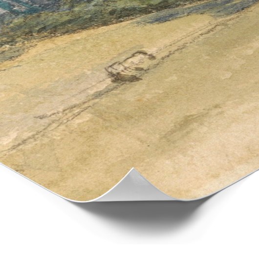 Constable - Suffolk Landschaft Poster (Ecke)