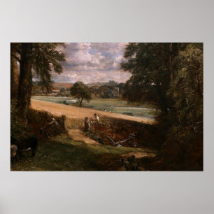 Constable - The Cornfield 1826 Poster