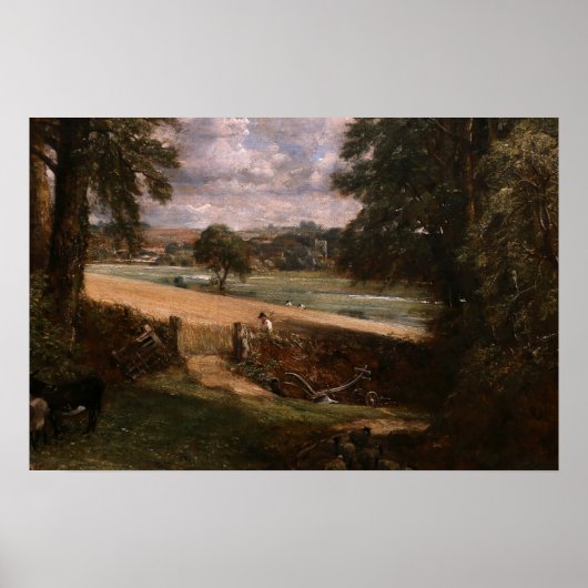 Constable - The Cornfield 1826 Poster (Vorne)