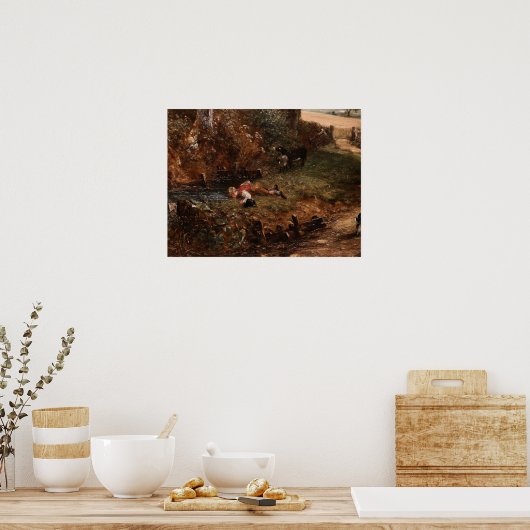 Constable - The Cornfield 1826 Poster (Küche)