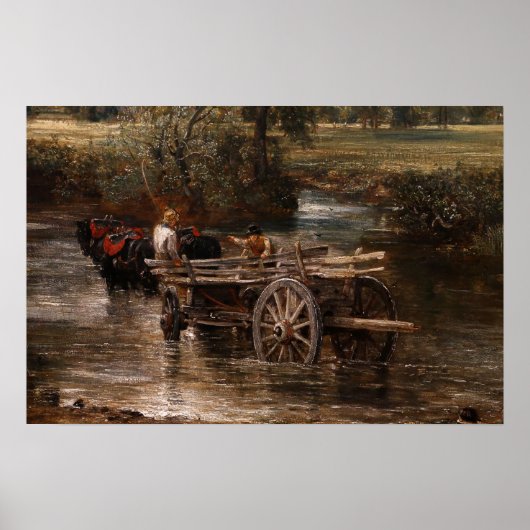 Constable - The Hay Cart 1821 Poster (Vorne)