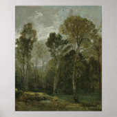 Constable - View a copse Poster (Vorne)