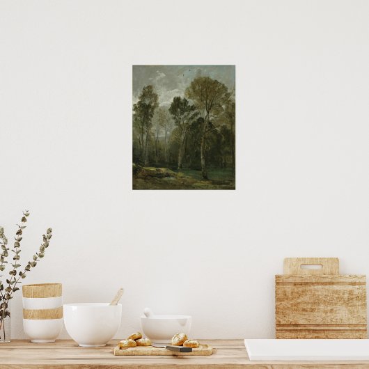 Constable - View a copse Poster (Küche)